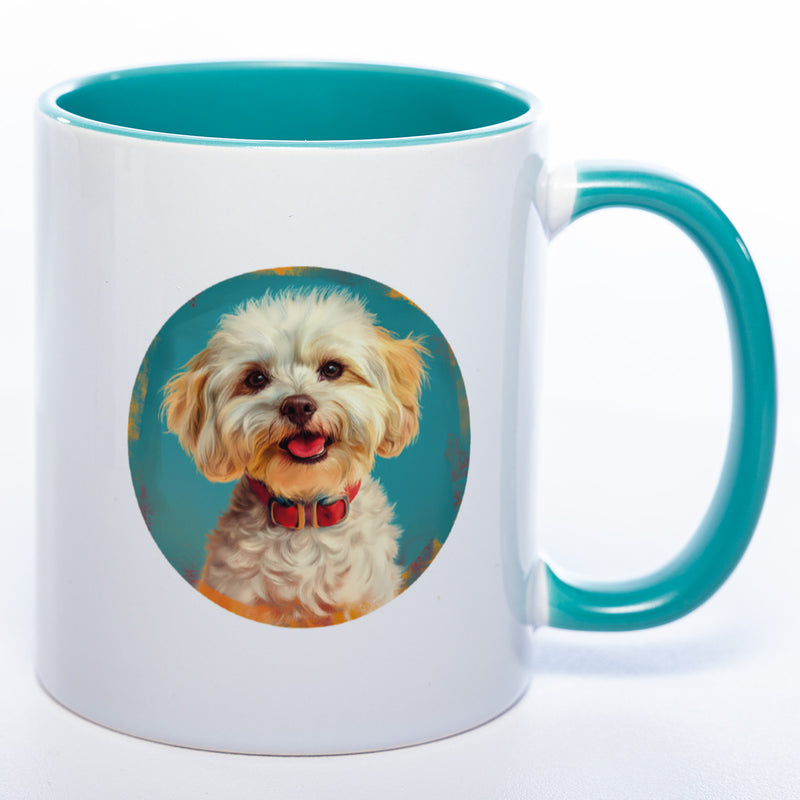 Mug Art Tasse mit Maltipoo Motiv 2 & wahlweise mit NAMEN - Kaffeetasse StickyWorld Exclusive