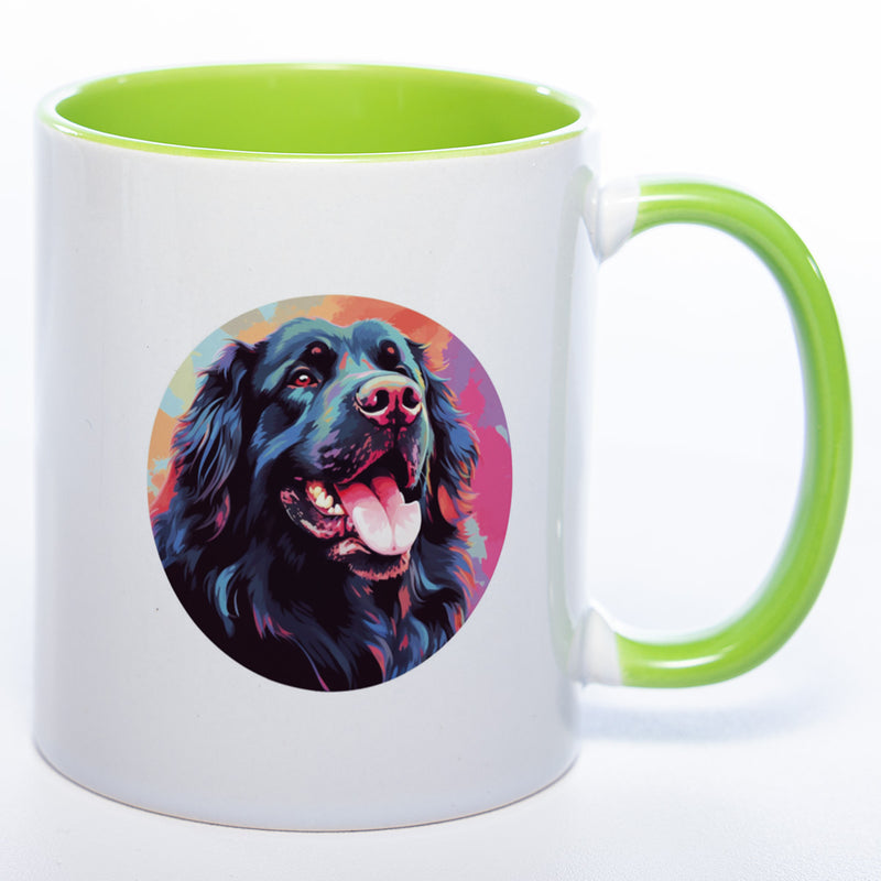 Mug Art Tasse mit Neufundländer & wahlweise mit NAME - Kaffeetasse StickyWorld Exclusive