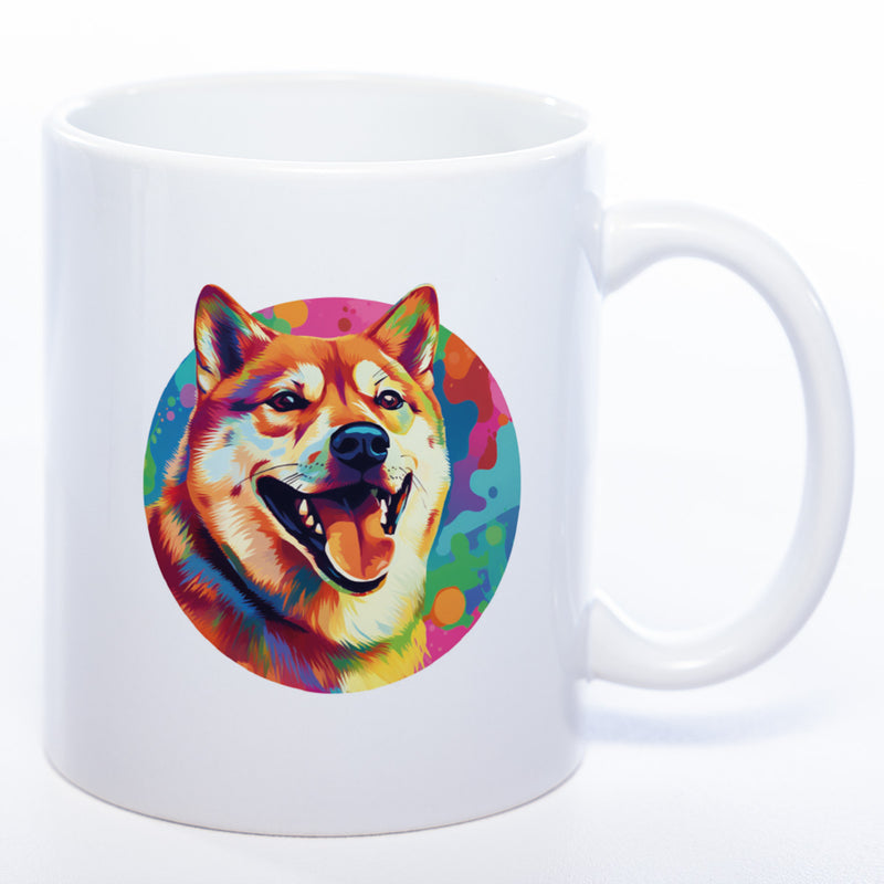 Mug Art Tasse mit Shiba Inu Motiv wahlweise mit NAME - Kaffeetasse StickyWorld Exclusive