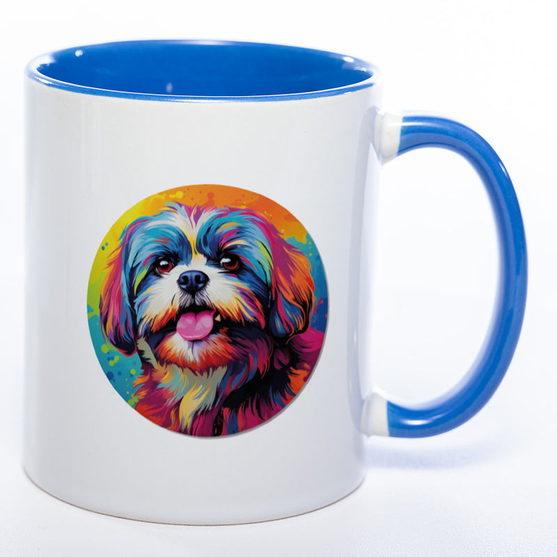 Mug Art Tasse mit Shih Tzu wahlweise mit NAMEN- Kaffeetasse StickyWorld Exclusive