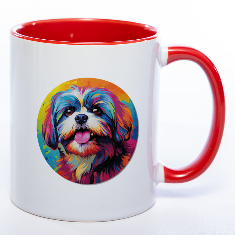 Mug Art Tasse mit Shih Tzu wahlweise mit NAMEN- Kaffeetasse StickyWorld Exclusive