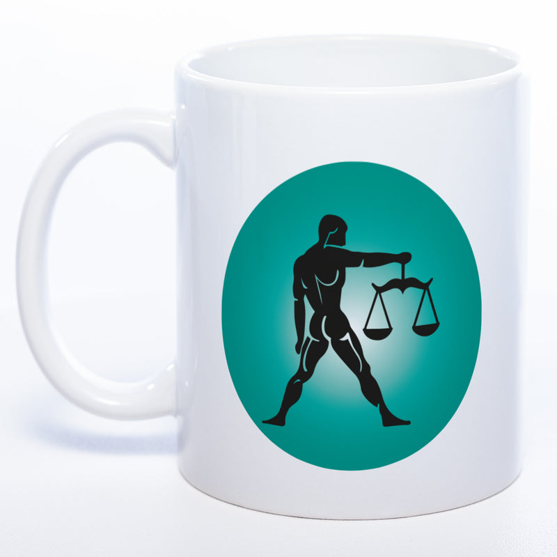 Sternzeichen -Tasse mit Namen und Geburtsdatum - spülmaschinenfest