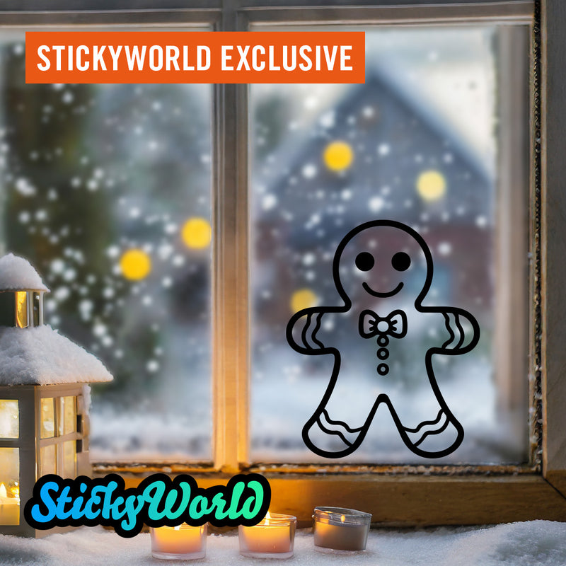 Lebkuchenmann Sticker StickyWorld Exclusive | Foliensticker in 3 Größen