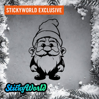 Weihnachtswichtel Sticker StickyWorld Exclusive | Foliensticker in 3 Größen